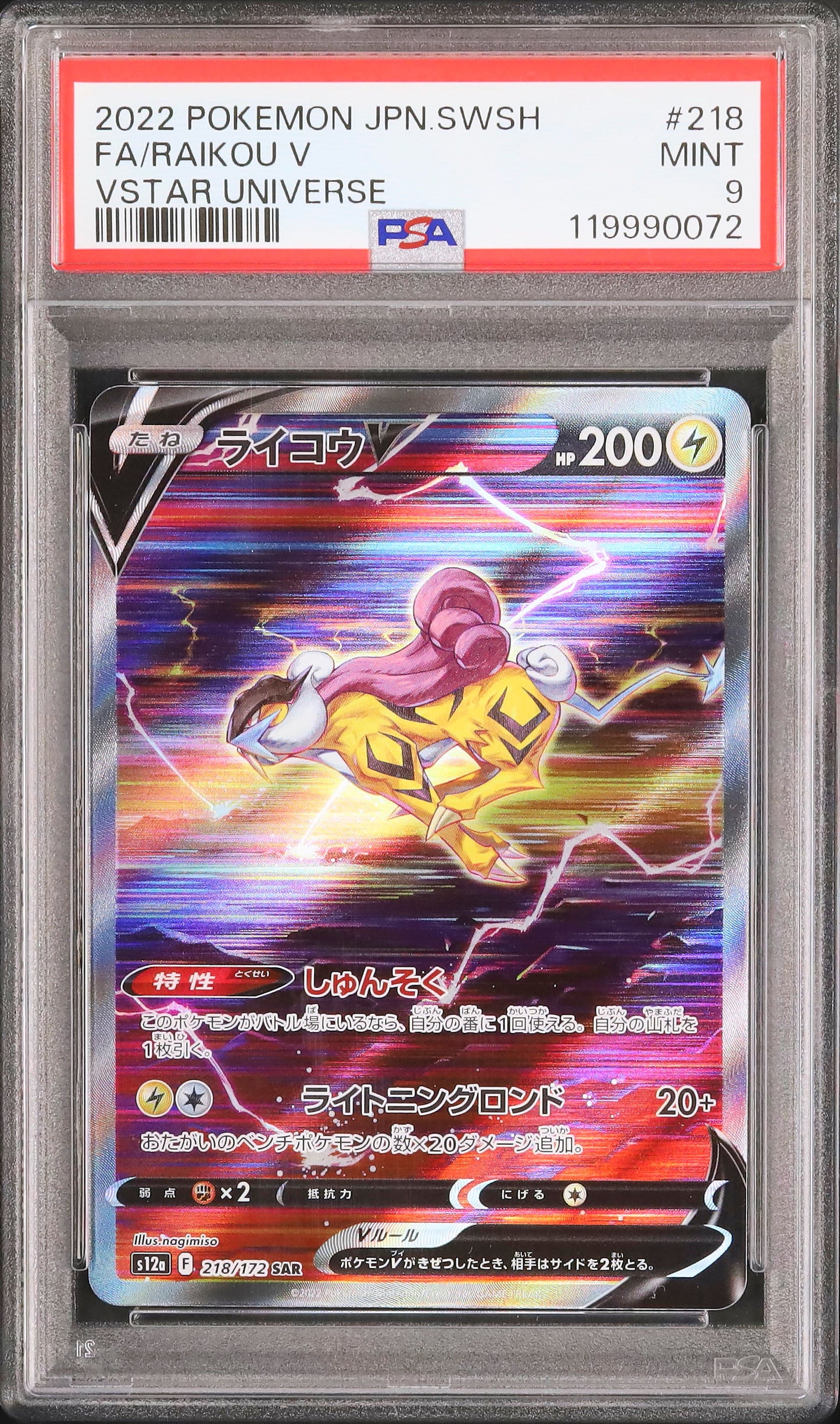 Raikou V - Face avant