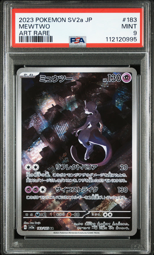 Mewtwo #183 - Pokémon Japanese - PSA 9