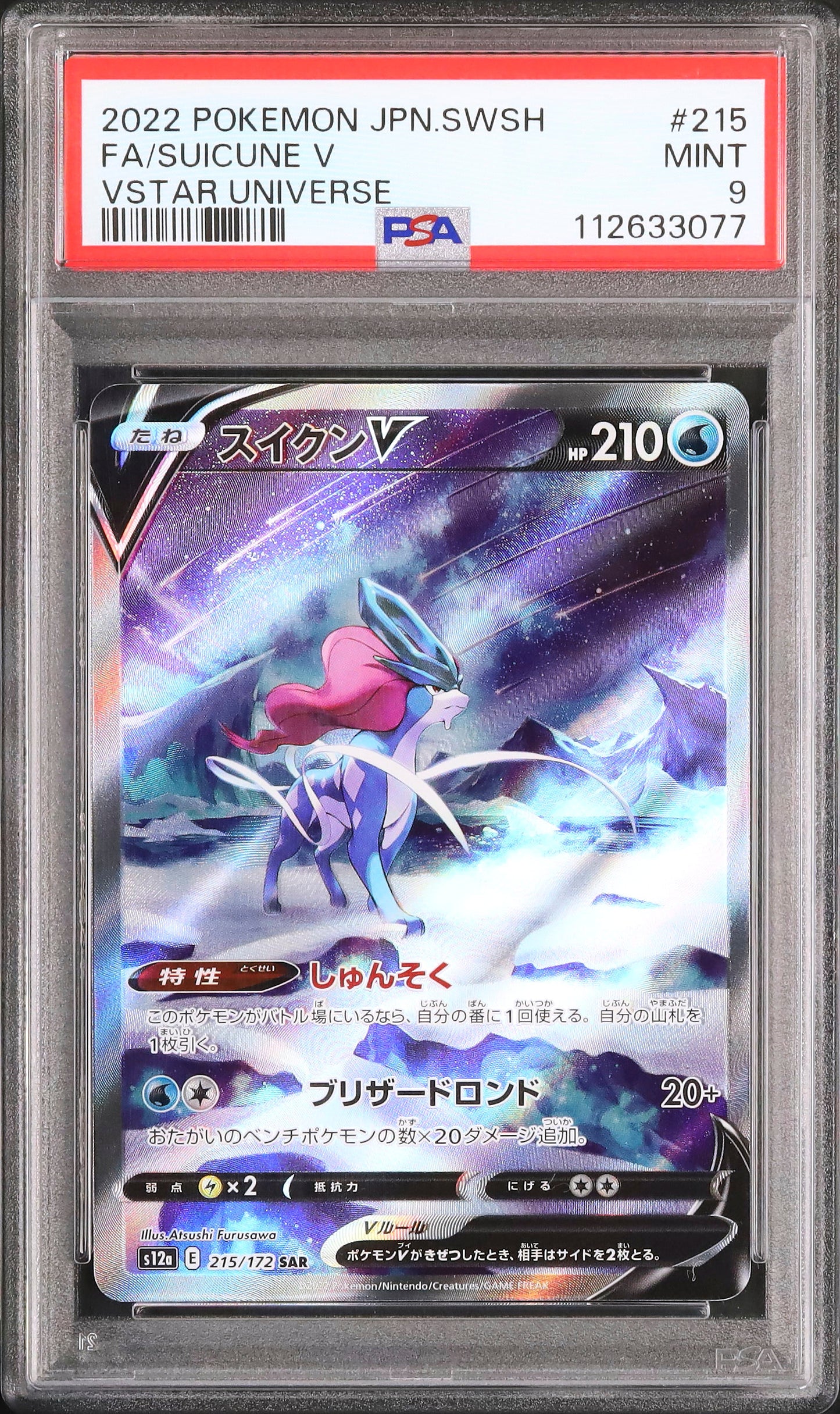 Suicune V - Face avant