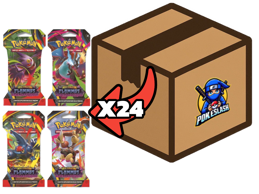 Case de Blister Cartonnés Flammes Fantasmagoriques ME02