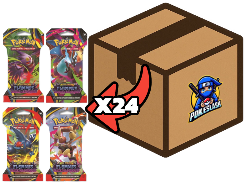 Case de Blister Cartonnés Flammes Fantasmagoriques ME02