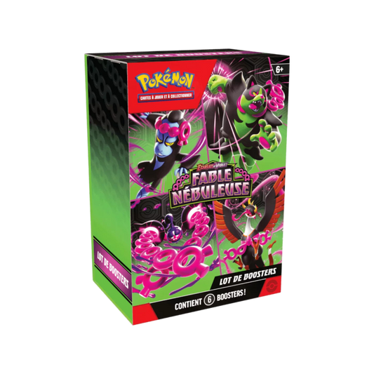 Bundle Pokémon 6 Boosters EV6.5 Fable Nébuleuse FR