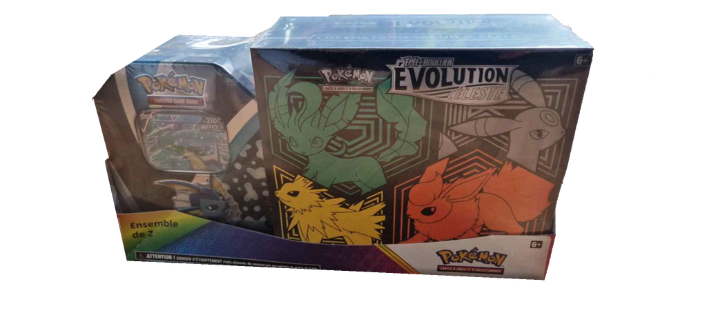 Duopack Etb et Pokebox Évolution Céleste - Aquali