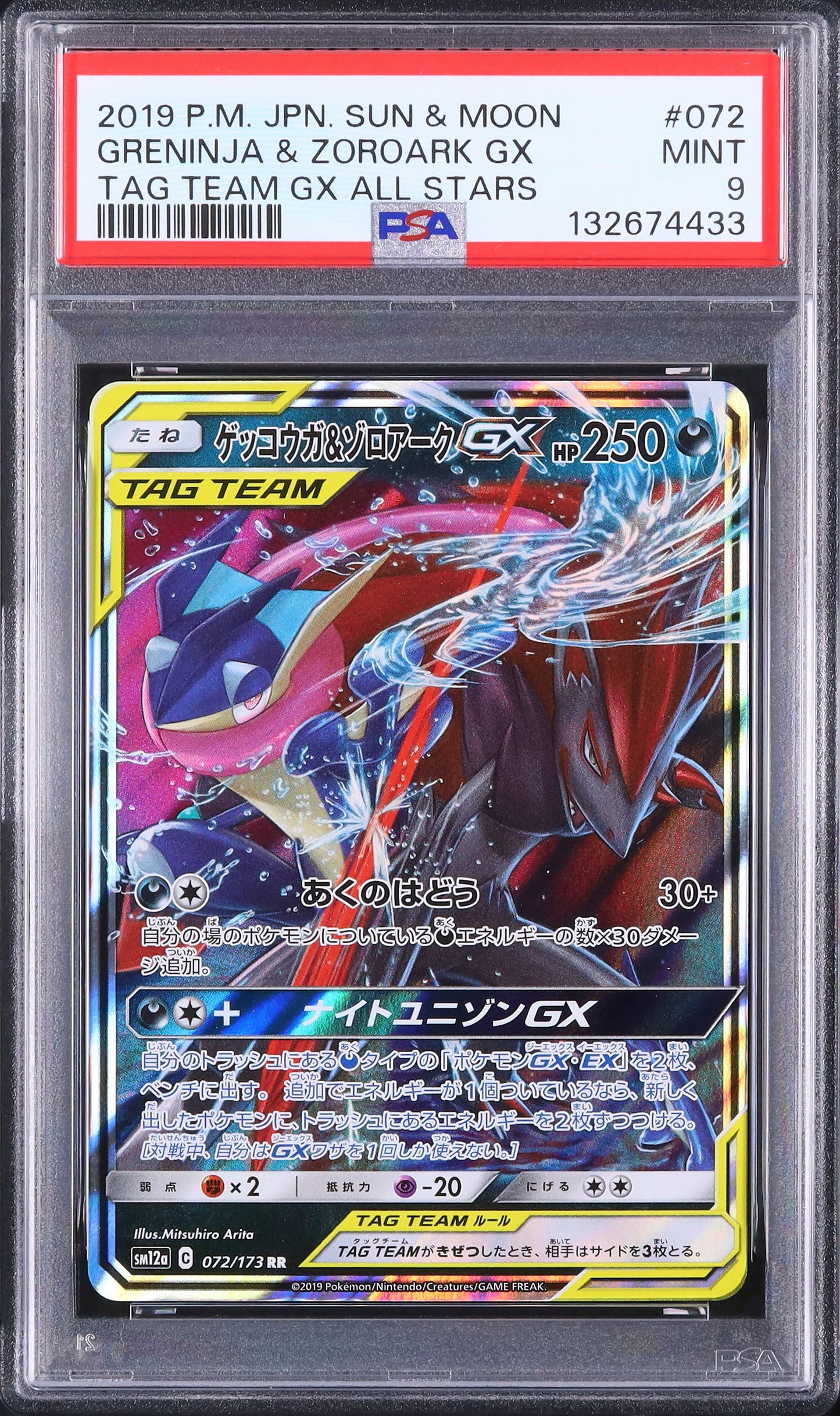 Greninja & Zoroark GX - Face avant