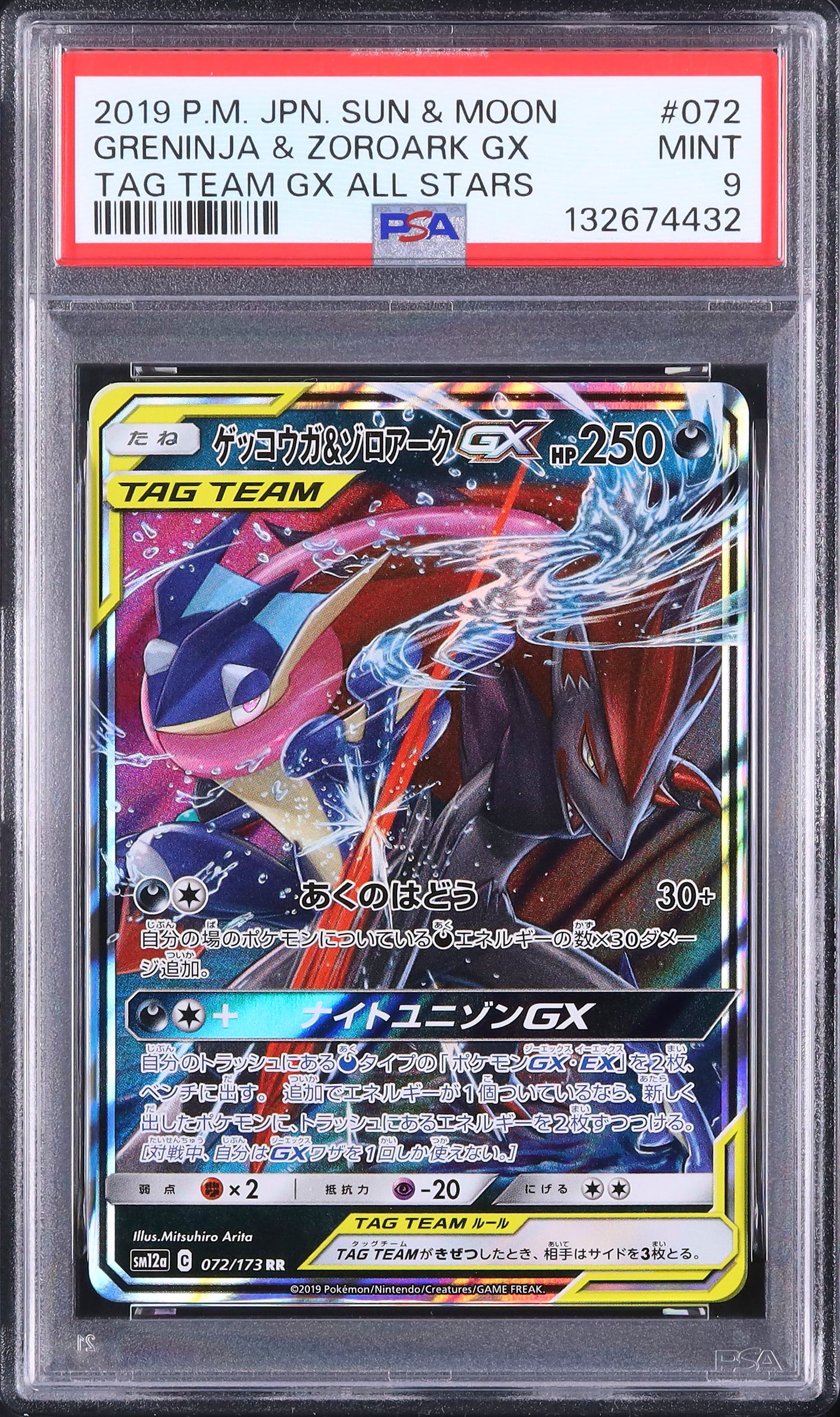Greninja & Zoroark GX - Face avant