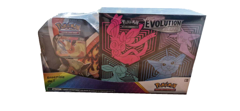 Duopack Etb et Pokebox Évolution Céleste - Pyroli